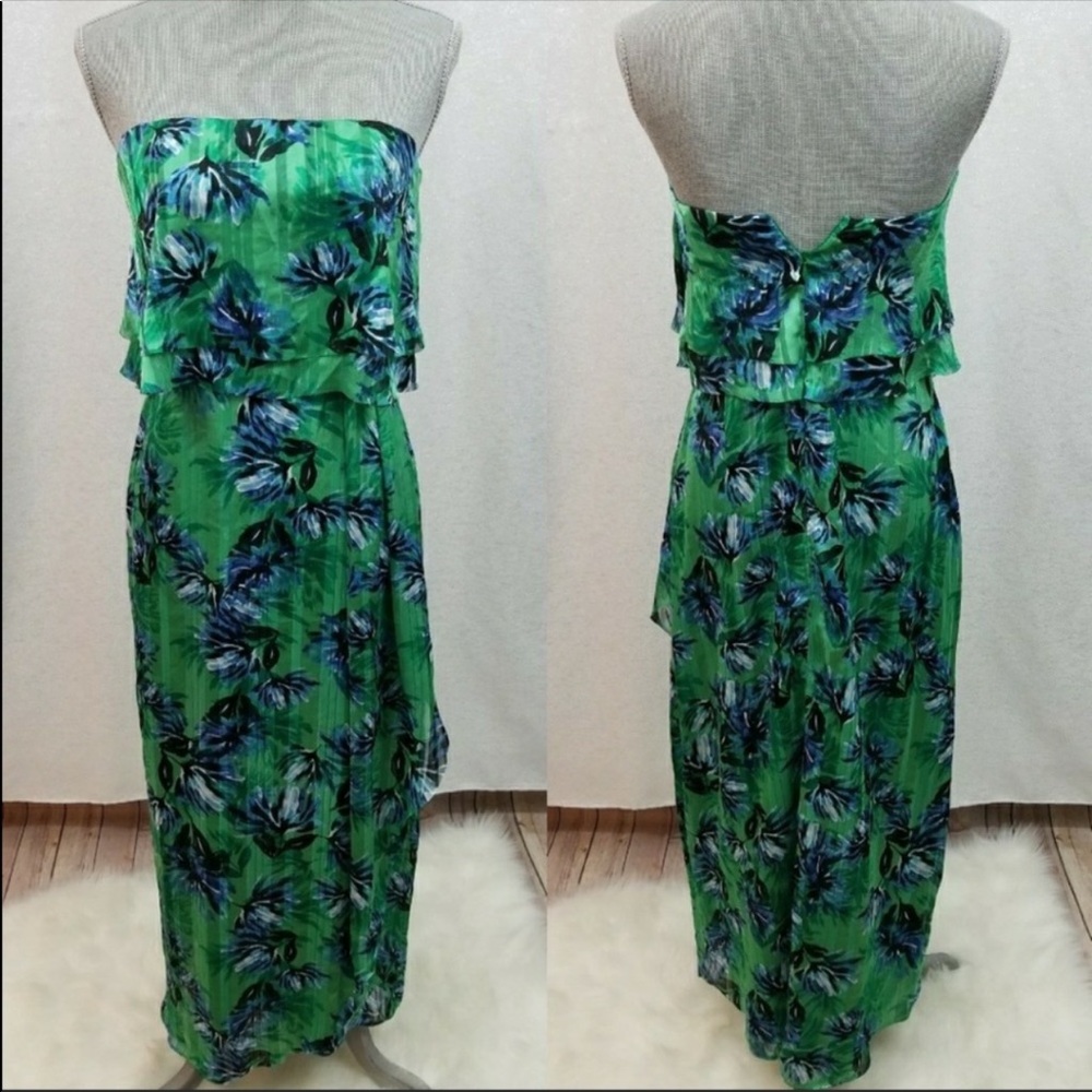 Size 2 green float maxi
